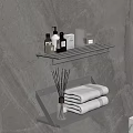 Towel Bar Towel Rack Towel Rack Towel Rack 3d model
