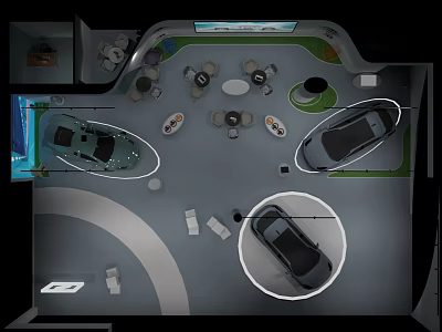 Hyundai Aerial View Auto Show 3d model