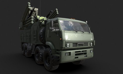 Armor missile car 3d model