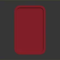 Red Plastic Storage Bin For Household Organizing Durable And Versatile Container