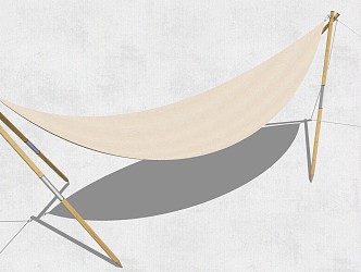 Modern Hammock Courtyard Garden Hanging Chair Hammock Leisure Rocking Bed Entertainment Comfortable Reclining Chair 3d model