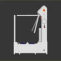 Stainless Steel Platform Equipment With Handrails Control Panel And Foot Pedals