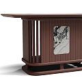 New Chinese Style Light Luxury Tea Table 3d model