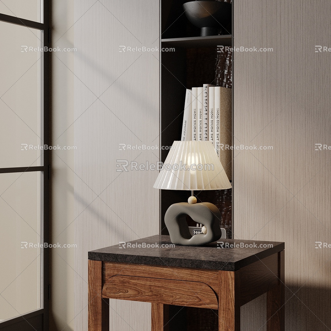 Modern table lamp 3d model