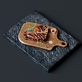 Modern Food 3d model