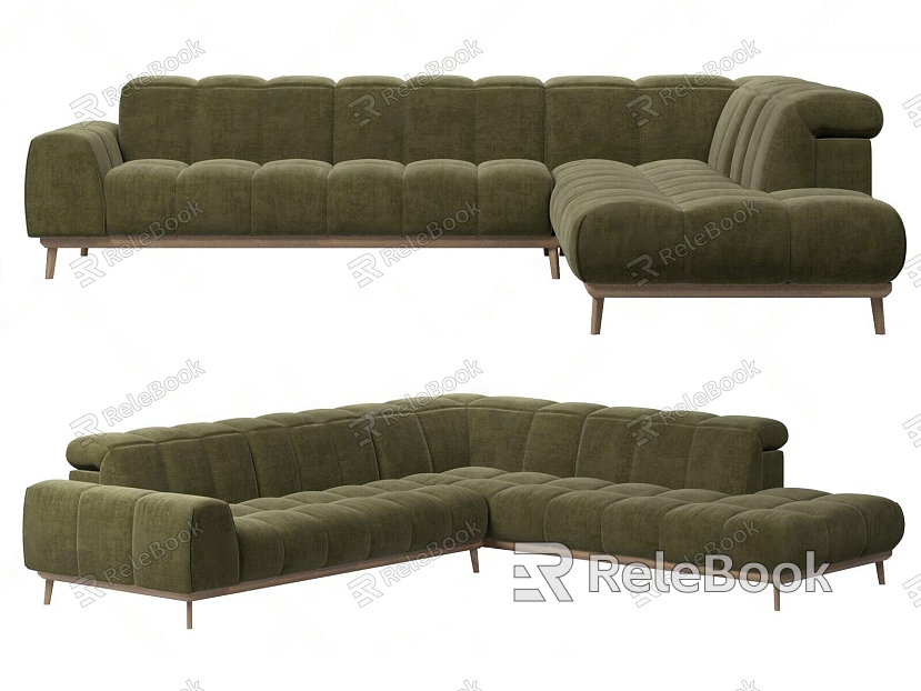 Modern corner sofa model