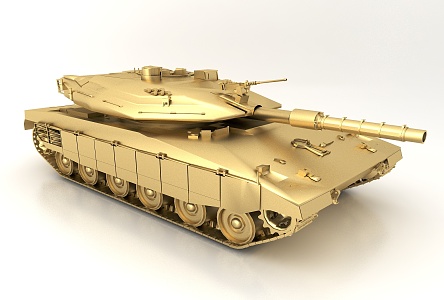 modern tank military equipment 3d model