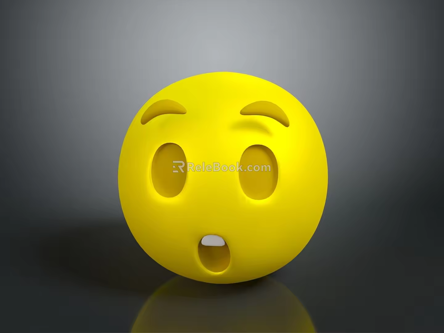 Expression package WeChat expression package cartoon expression cartoon face emoticon Yan text 3d model