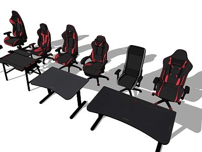 Modern E-sports Table E-sports Chair Game Computer Table Racing Game Chair Racing Chair model