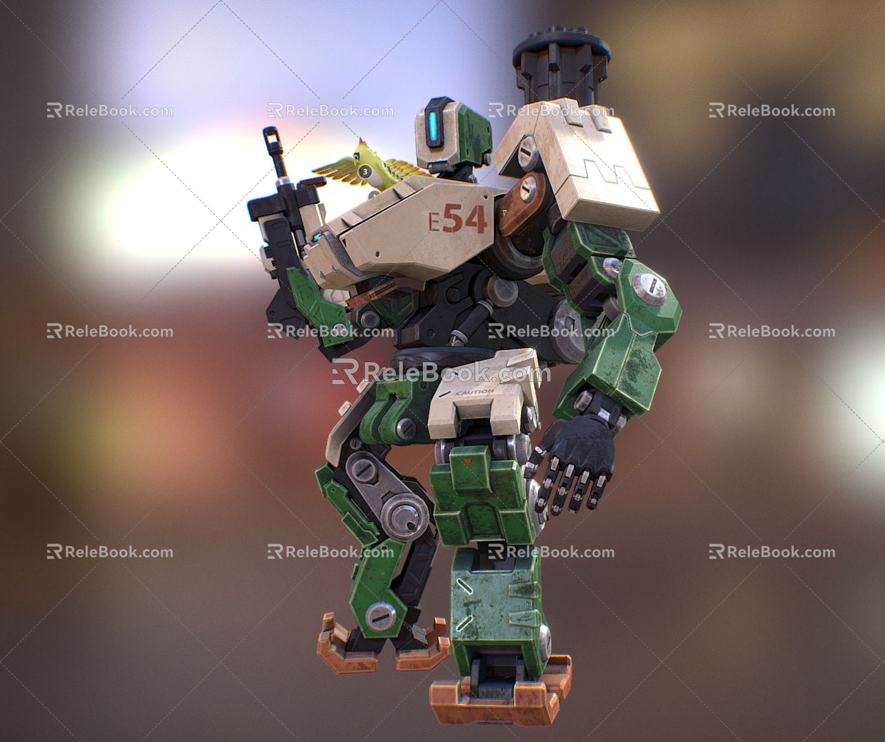 Modern Toy Mechanical Warrior Fortress Ganymede Watch Pioneer 3d model