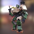 Modern Toy Mechanical Warrior Fortress Ganymede Watch Pioneer 3d model