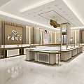 Modern Jewelry Store 3d model