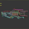 Science Fiction Weapon Future Weapon Science Fiction Equipment Concept Weapon Next Generation Weapon Next Generation Equipment 3d model