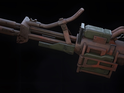 Sci-fi Gun 3d model