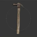 Classic Design Construction Hammer With Sturdy Wooden Handle And Metal Head For DIY Tasks