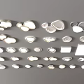 Modern Ceiling Lights With Various Designs And Different Shapes For Home Decor 3d model