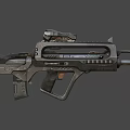 Weapons of the Future Rifle 3d model