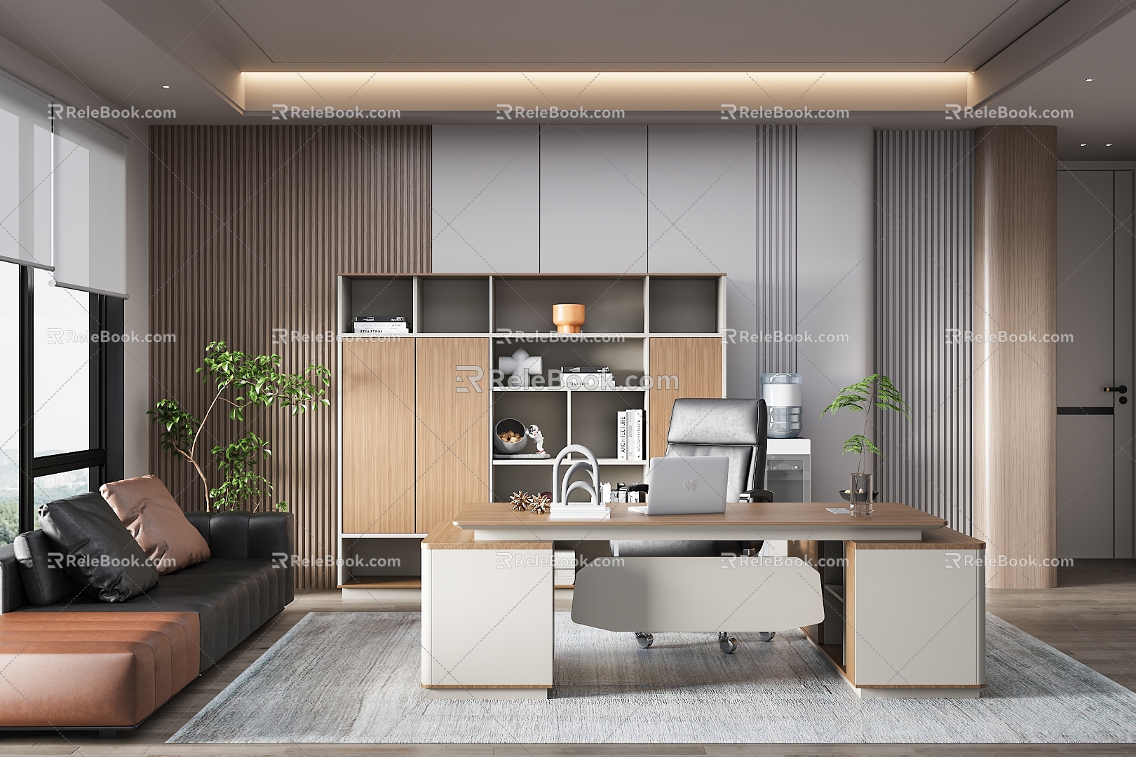 Modern Office Manager's Office 3d model