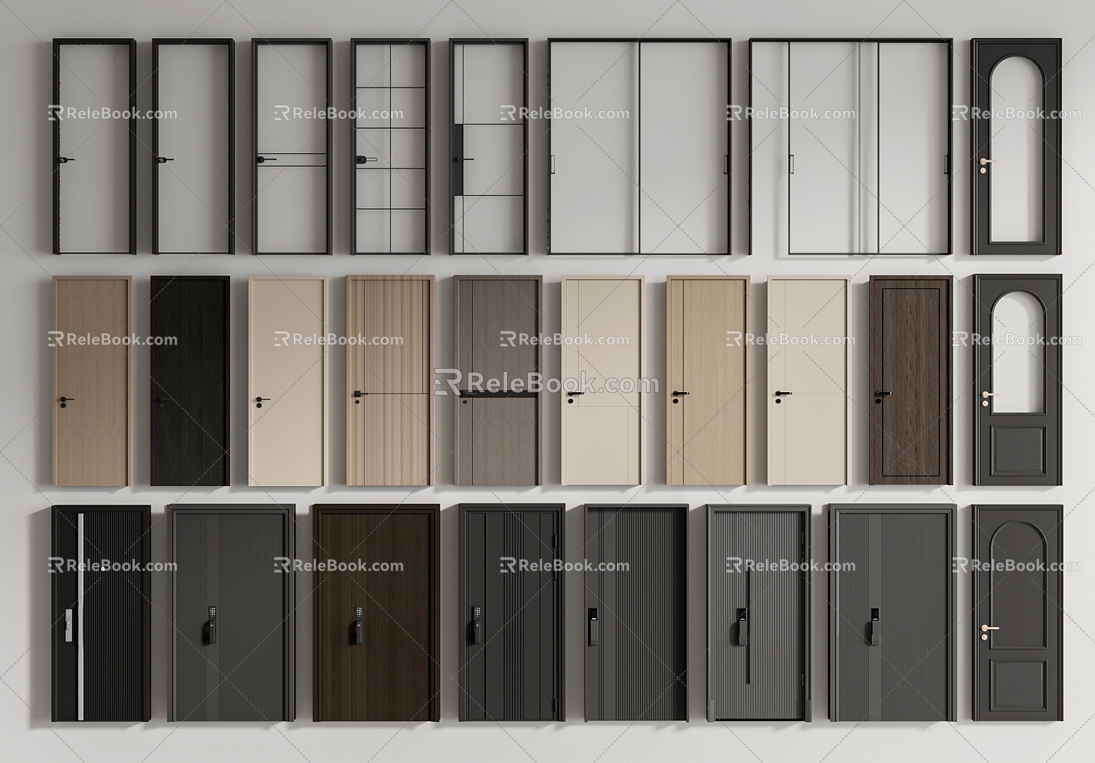 Single door 3d model