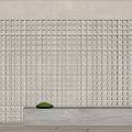 New Chinese background wall modeling background wall 3d model