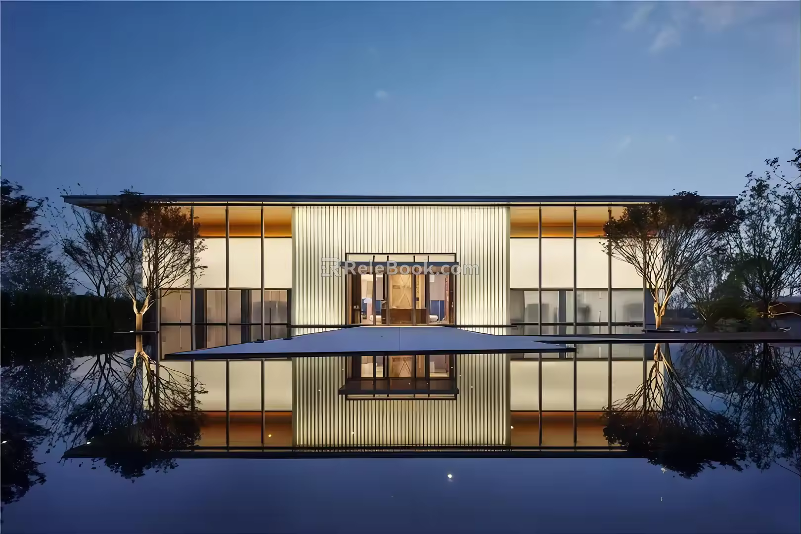 Modern Sales Office Architecture Exhibition Art Gallery Architecture 3d model