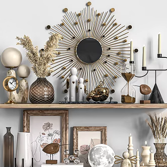 Decorative decorations alarm clock ornaments 3d model