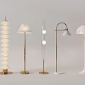 Modern floor lamp floor lamp combination 3d model