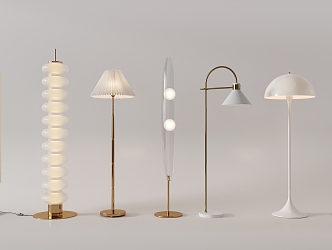 Modern floor lamp floor lamp combination 3d model