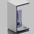 Medical Exhibition Hall Featuring 5G Micro Clinic Booth With Diagnostic Equipment And Digital Screen