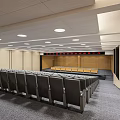 Modern Conference Hall Large Ladder Report Hall Report Hall Performance Hall Stage Report Hall Activity Center Report Hall 3d model
