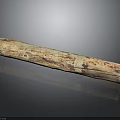 Wooden Stone Artisanal Decorative Object With Natural Grain And Smooth Polished Surface
