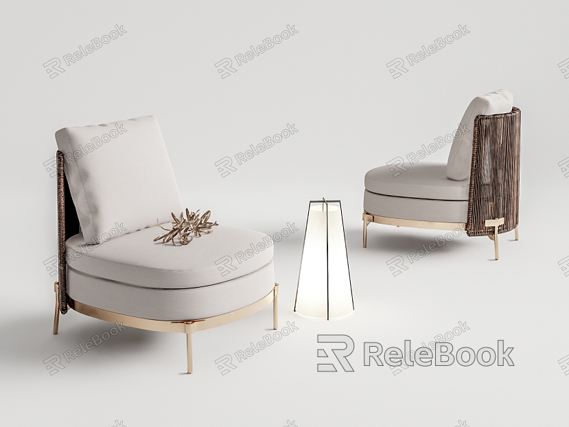 Modern Single Sofa Leisure Chair Single Sofa model