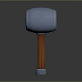 Hammer Tools Hardware Tools Processing Tools Furniture Realistic 3d model