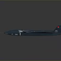 Blue Aerospace Spacecraft Model With Cosmic Design And Aerodynamic Features