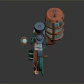 Harpoon Fishing Hunting Javelin With Harpoon Fork Whaling Fork Cry Game Harpoon Missile Fish Gun Fishing Gun 3d model