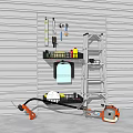 Modern Tools Hardware Tools Wall Tools Combination Wall Hardware Tools Wall 3d model