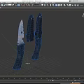 Dagger Sabre Tool Knife Field Dagger Military Dagger Knife Low Face Number Low Model Simple Model Game Next Era Movie and TV Level Super Realism 3d model
