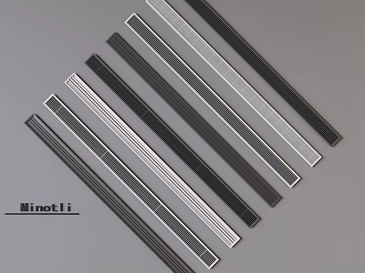 Minotli Air Conditioner Vent Collection With Various Colors And Modern Designs 3d model