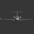 White Jet Airplane Model Featuring Modern Design Smooth Wings And Sleek Fuselage