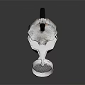 Household Metal Moka Pot With Disassembled Filter And Separated Parts
