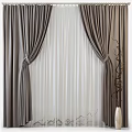 Curtains 3d model