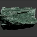 Green Natural Wood Stone with Rough Surface and Unique Textured Patterns