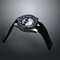 Stylish Daily Life Essentials Wristwatch With Black Rubber Strap And Modern Dial