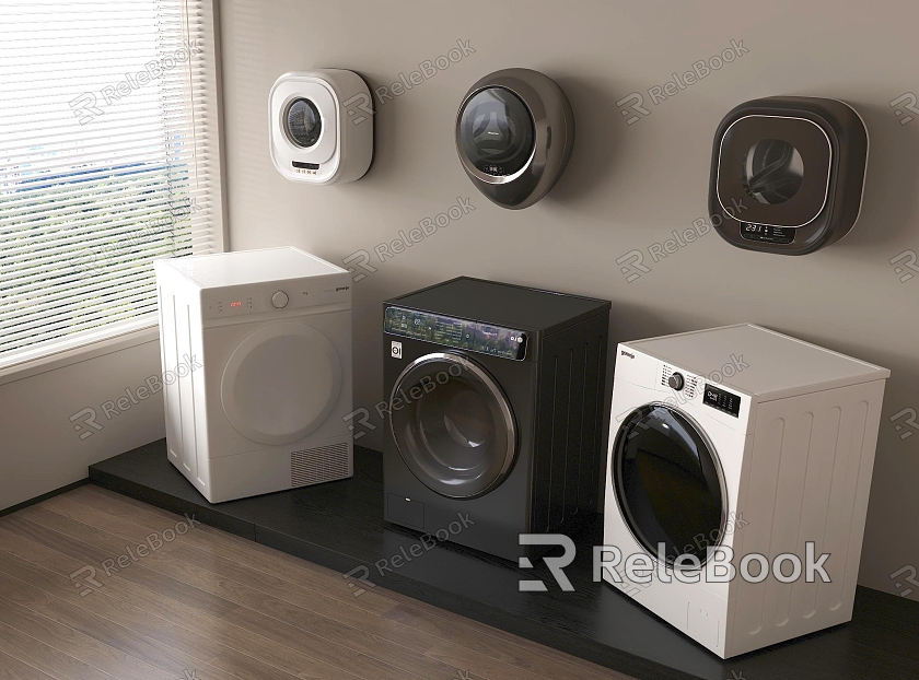 Modern washing machine model