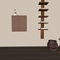 Modern Middle Ancient Side Cabinet Modern Middle Ancient Wine Cabinet Middle Ancient Wine Cabinet Modern Wine Cabinet 3d model