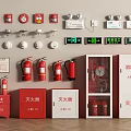 Essential Fire Safety Equipment Including Extinguishers Hydrants Alarms and Exit Signs