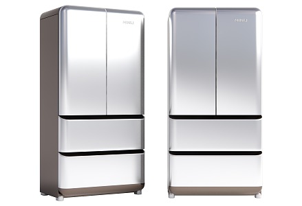 Modern refrigerator 3d model