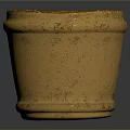 Ornate Golden Metallic Vessel Featuring Intricate Carved Patterns And Reflective Base