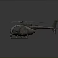 3D Model of Aerospace Helicopter With Rotors and Fuselage Design
