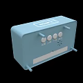 Modern alarm clock electronic alarm clock 3d model
